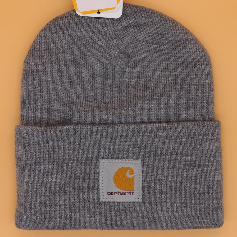 Carhartt Knit Honor Land Circle Patch Cuffed Beanie - HGY NWT!